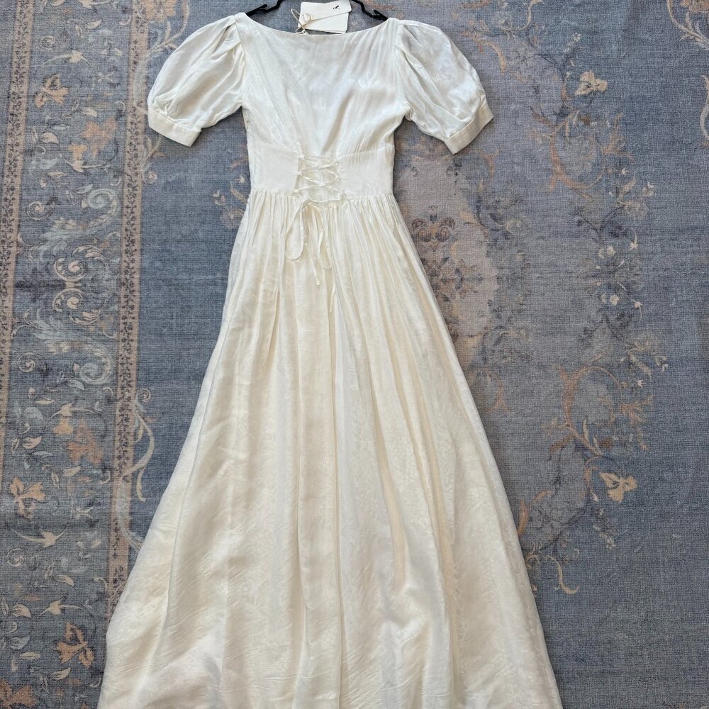 Gaala Paris Lacey White Maxi Dress XXS - Picture 8 of 9